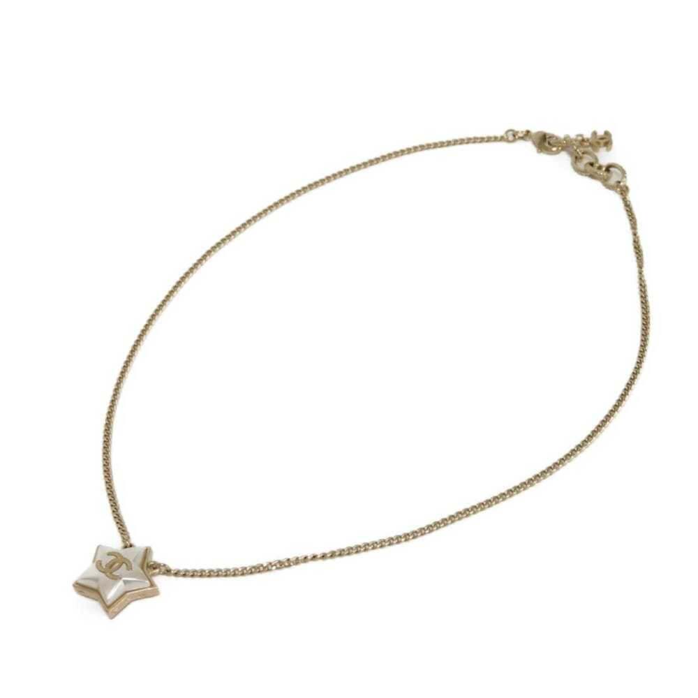 CHANEL Gold Logo Necklace - Picture 2 of 11